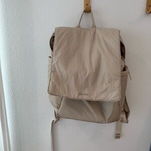 Calpak Beige diaper backpack